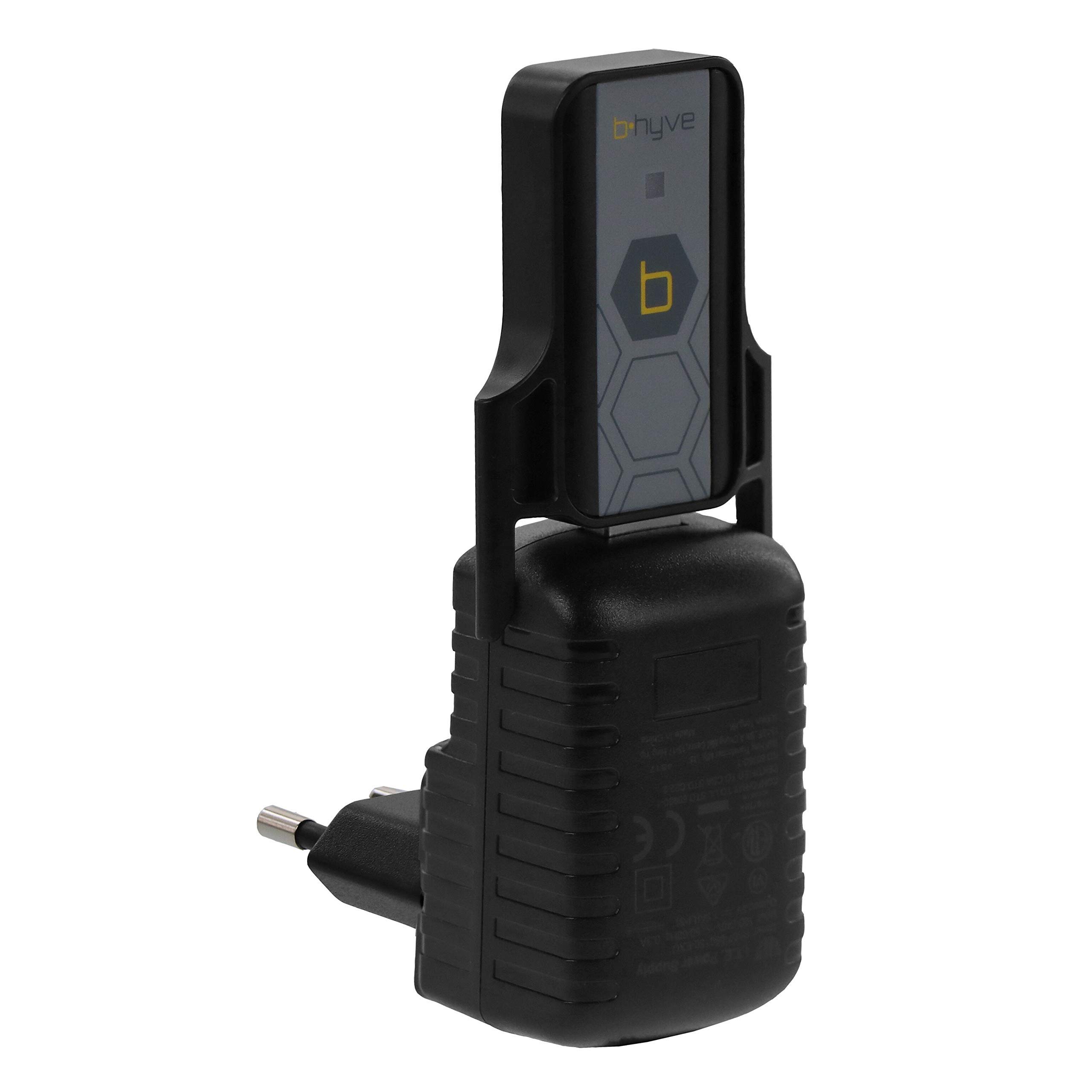 Orbit B-Hyve 94990-Programador Inteligente de riego con Enchufe Wi-Fi para Grifo de Manguera, Gris