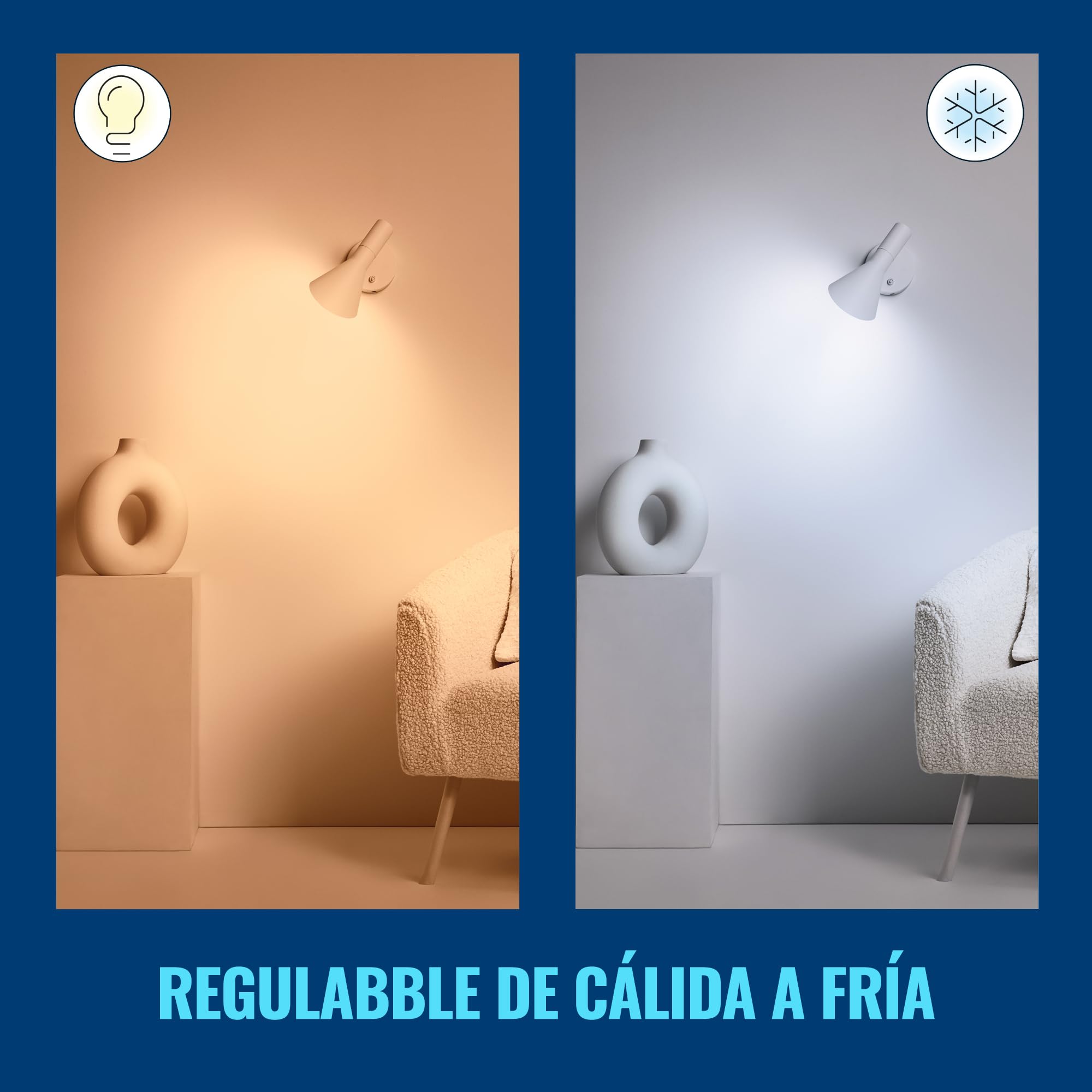 WiZ inteligente E14 LED lámpara en un paquete de 3-40W, con 16 millones de colores + tonos blancos, WLAN/Bluetooth, control de voz/aplicación, funciona con Google Home, Alexa y HomeKit