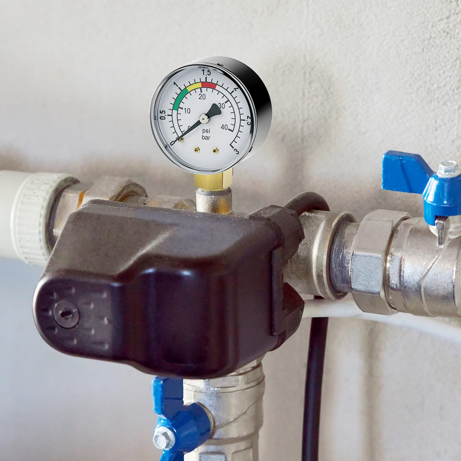 Manometer Wasserdruck 1/4 Zoll – Präzises Messin Produktbild-Vorschau 3