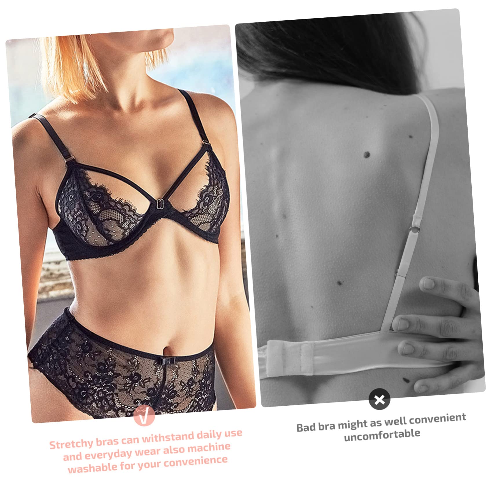 GALPADA 30piezas Extensores De Sujetadores Para Mujer Ganchos y La y Ropa Interior Para Sujetadores y Bragas