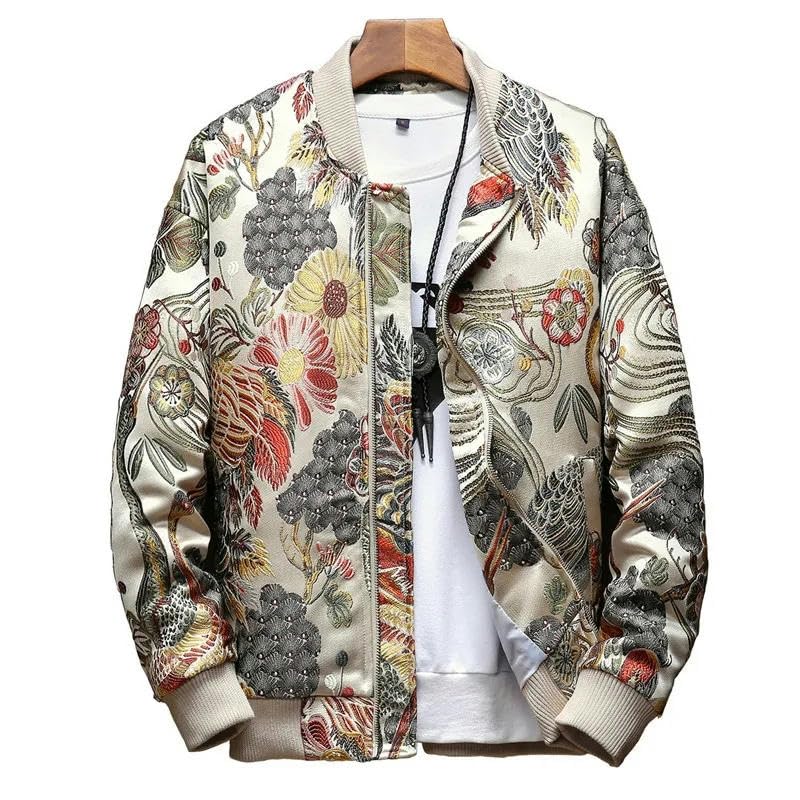 Men's Japanese Embroidery Bomber Jacket2