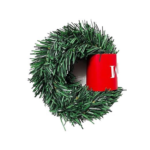 Christmas Garland,18ft Garland for DIY Christmas Tree, Decoration for Home/Garden/Indoor/Outdoord and Christmas Decoration Craft Gift Wrapping,Green