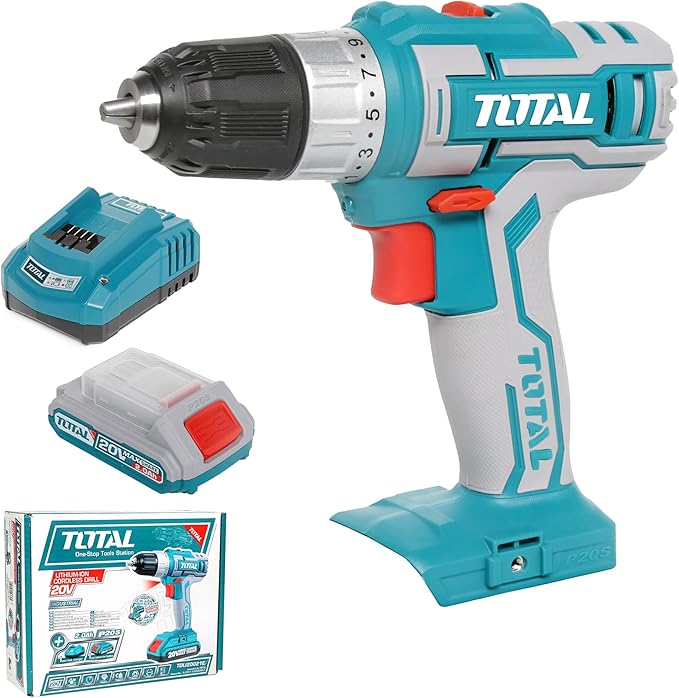 Taladro Atornillador 20 V con Batería Total by INECO