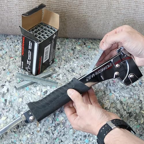 Miniatura 3 de Powernail HT750 - Grapadora de martillo resistente calibre 19 de 1532 pulgadas