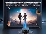 [4K Support/36W Dolby Audio/APPs] Smart-Projector-4K with WiFi6 and 2-Way Bluetooth, AI Auto Focus Projector, HDR10, TOPTRO X9 Outdoor Movie Proyector Compatible with Netflix/YouTube/Prime Video
