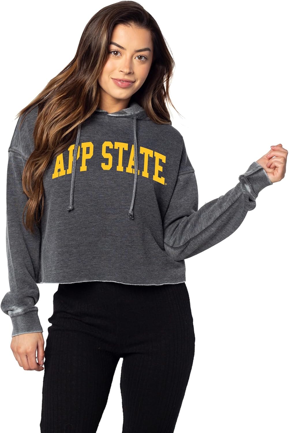 Chicka-d Women's Burnout Cropped Hoodie - Image 4