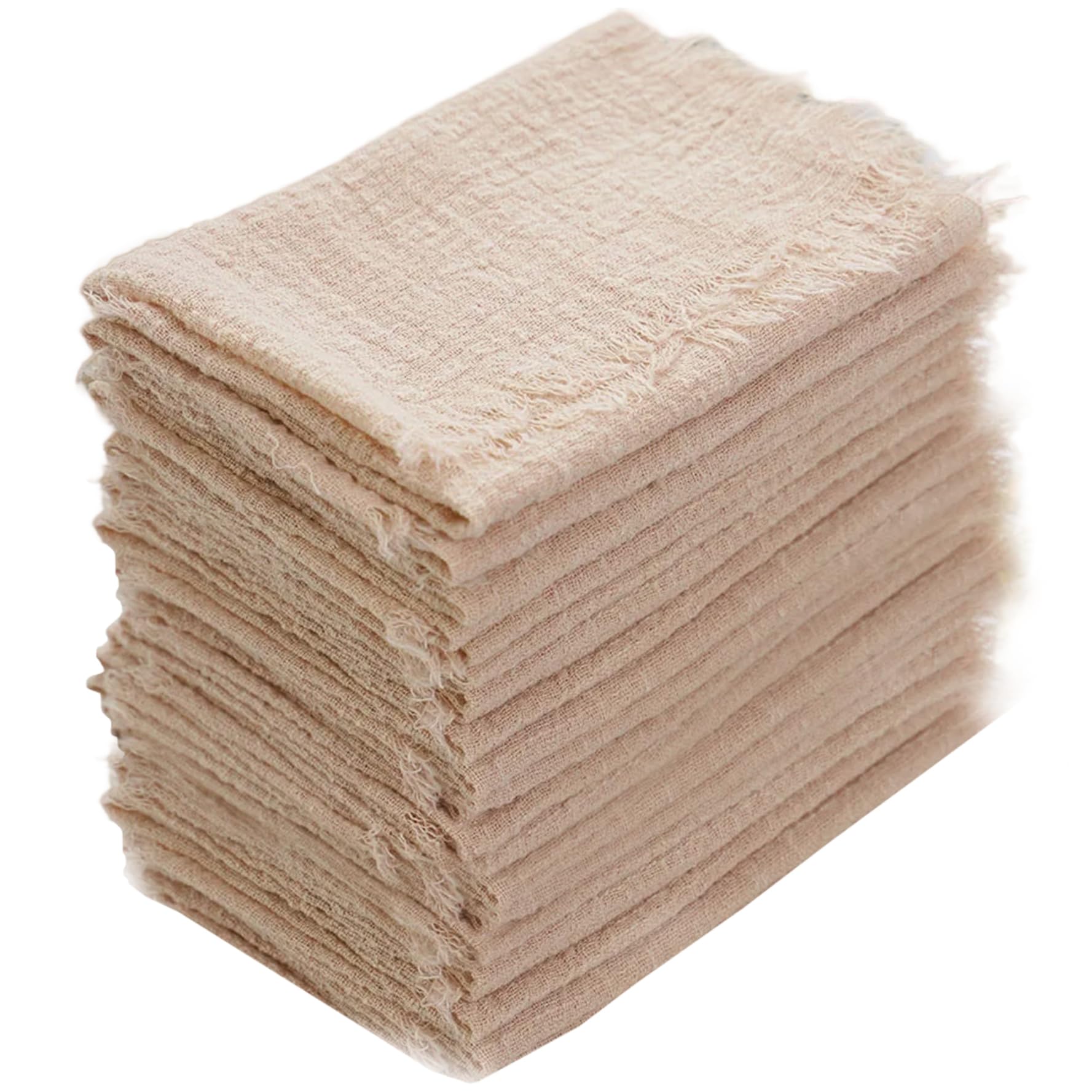 Sjfbebsy 50Pcs Cloth Napkins, 12.6x12.6 Inch Cotton Cloth Dinner Napkins, Easy to Clean Reusable Dinner for Weddings, Hotels, Restaurants, Banquets, and Cocktail Parties -