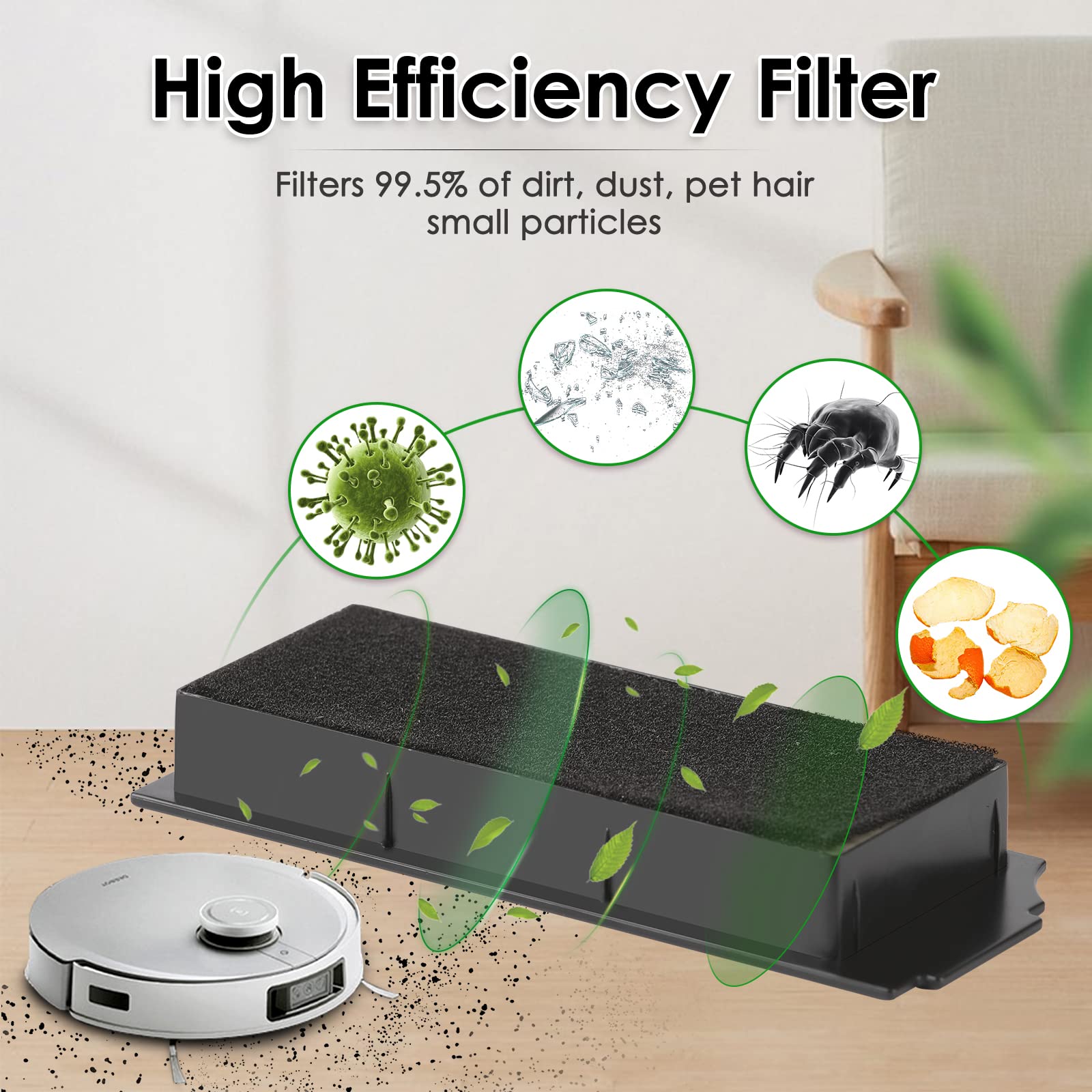 Z20 Dreame Filtro HEPA Lavabile Per Aspirapolvere Dreame Z20 Z30 Z40 Dreame Z 30 - 4