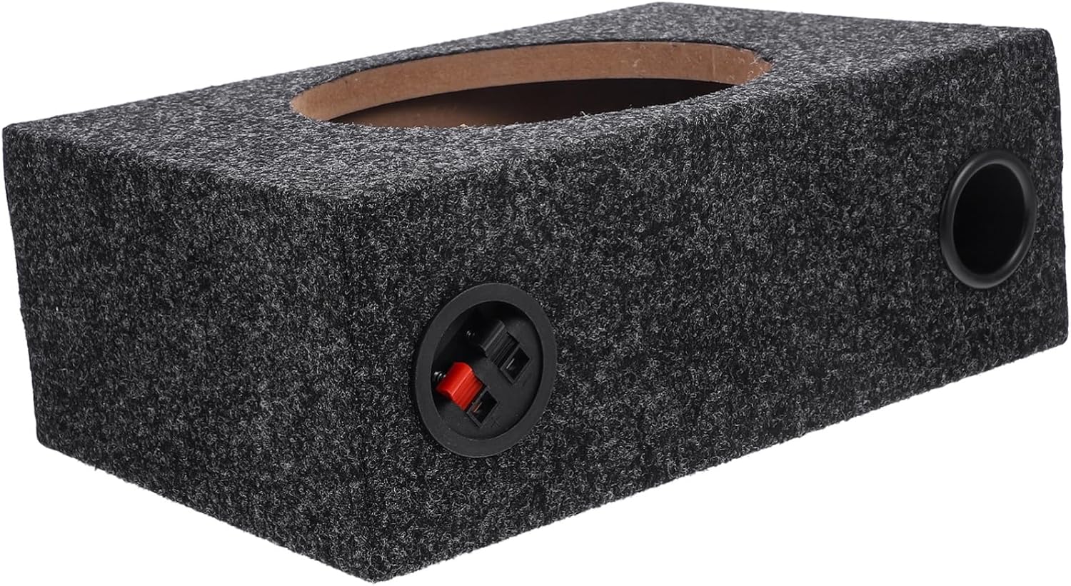 PRETYZOOM Sealed Carpeted Subwoofer Box Durable Enclosure for Car Audio System Upgrade Fit for Bass Speaker Subwoofer Lightweight and Easy to Use