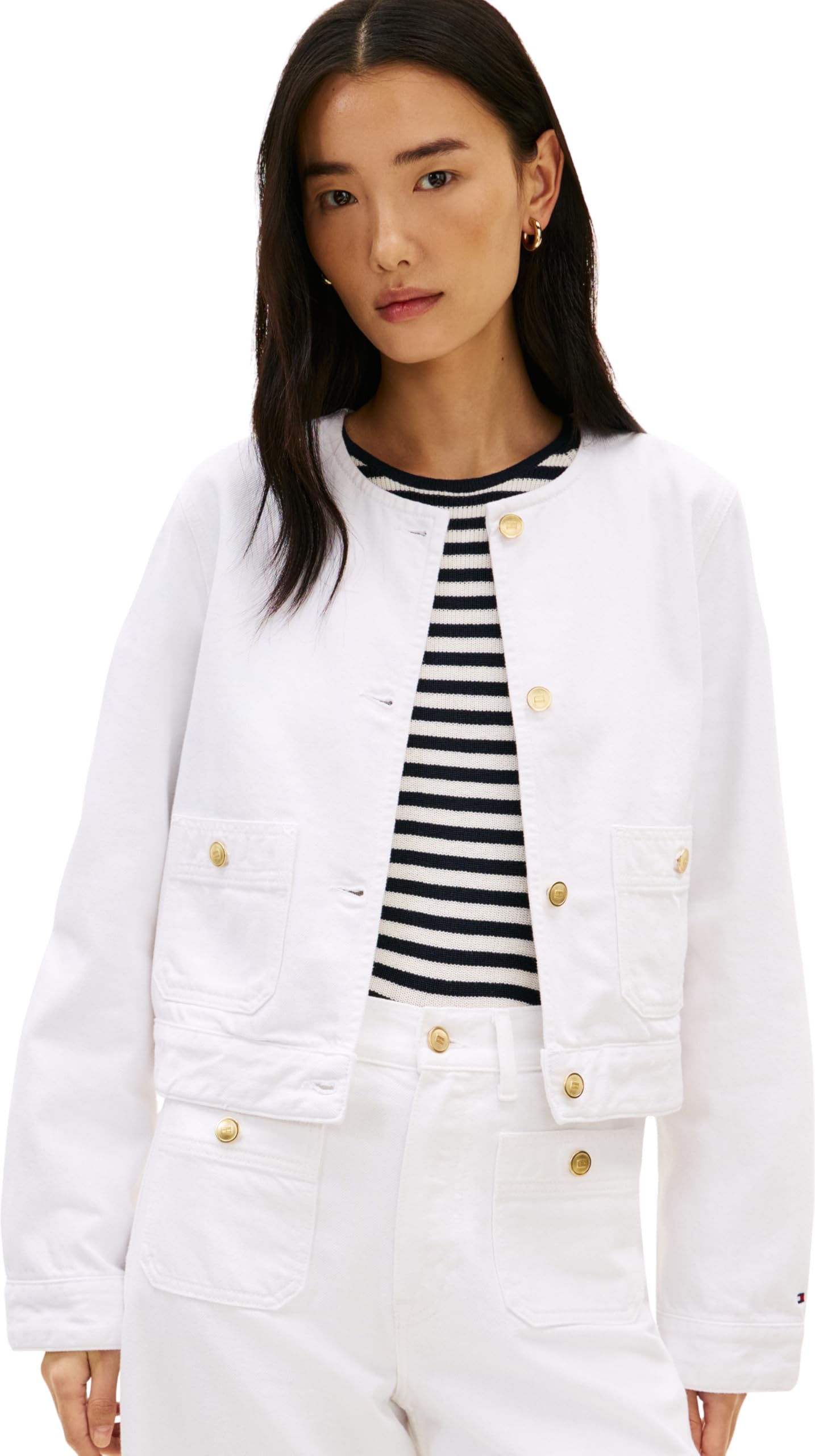 Tommy Hilfiger Dnm Clr Lady Jacket Ls Ww0ww48591 Otras chaquetas Mujer (Pack de 1)