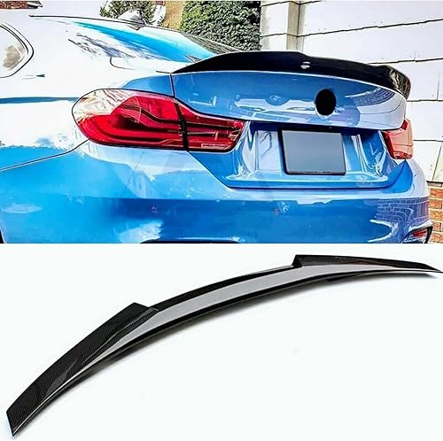 PAISEN Alerón trasero compatible con BMW F30 Serie 3 Sedan 320i 325i 328i 330i 330i 335i 340i y 2014-2019 F80 M3 Sedan M4 Estilo, fibra de carbono,