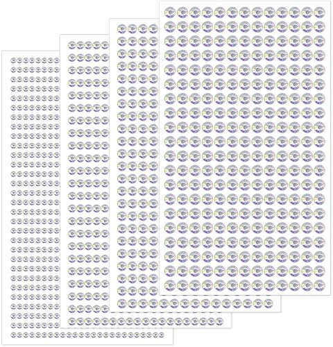 1799 calcomanías autoadhesivas para el rostro, diamantes de imitación para el cabello, joyas brillantes para maquillaje, manualidades, decoración