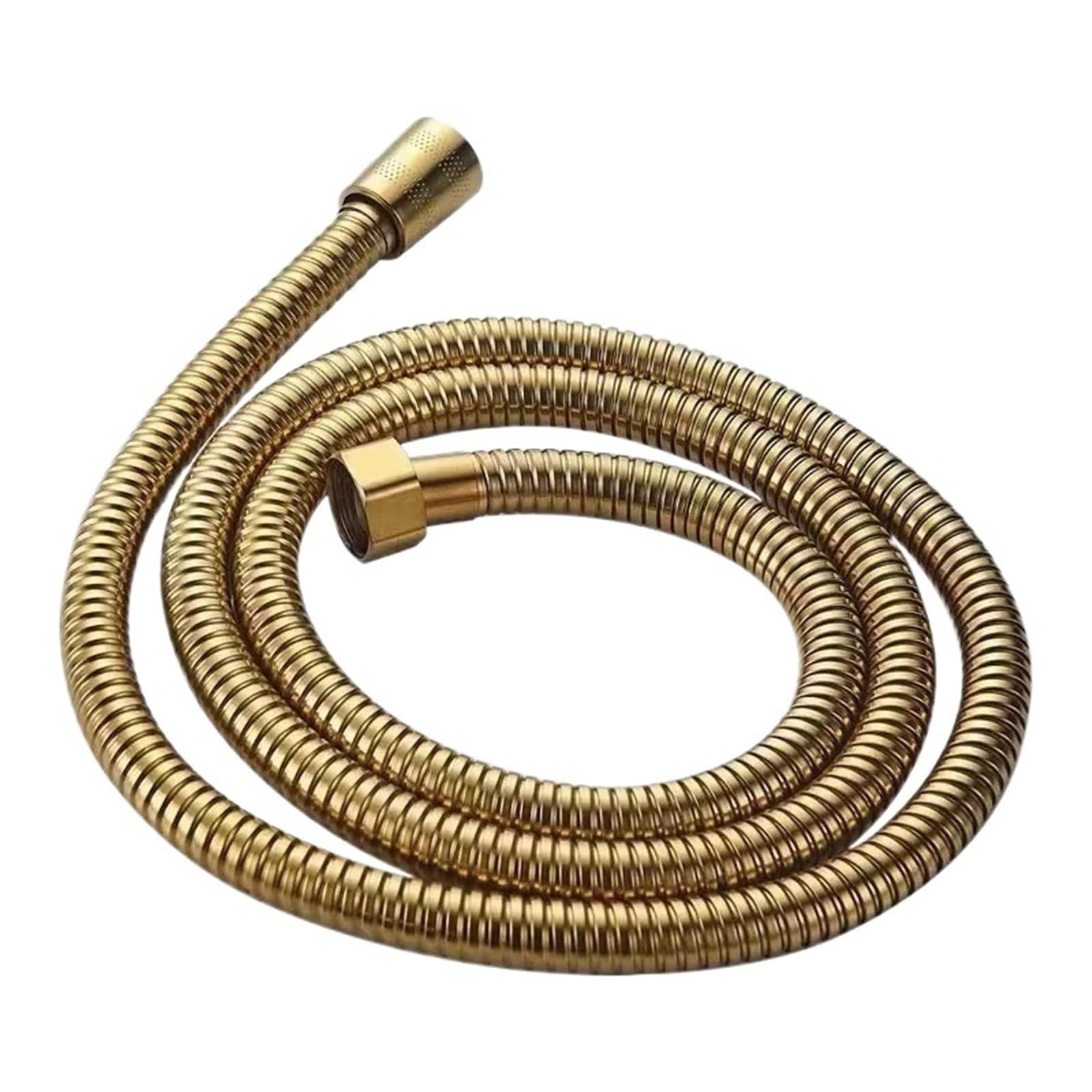 Naqzrxpml Color8 Stainless Steel Corrugated Pipe G1/2 Shower Hose 1.5Cm Multicolor(Color8)