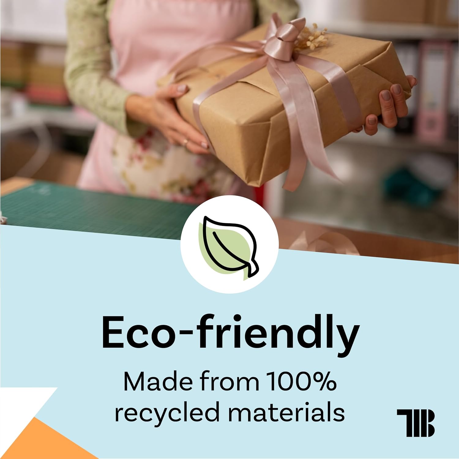 Kraft Paper Roll, 18" x 14400" (1200') Made in USA, 30 lb. Roll of Brown Paper for Banner, Poster, Crafts, Bulletin Board Backing, Kraft Table Cloth, Brown Construction for Shipping and Gift Wrapping