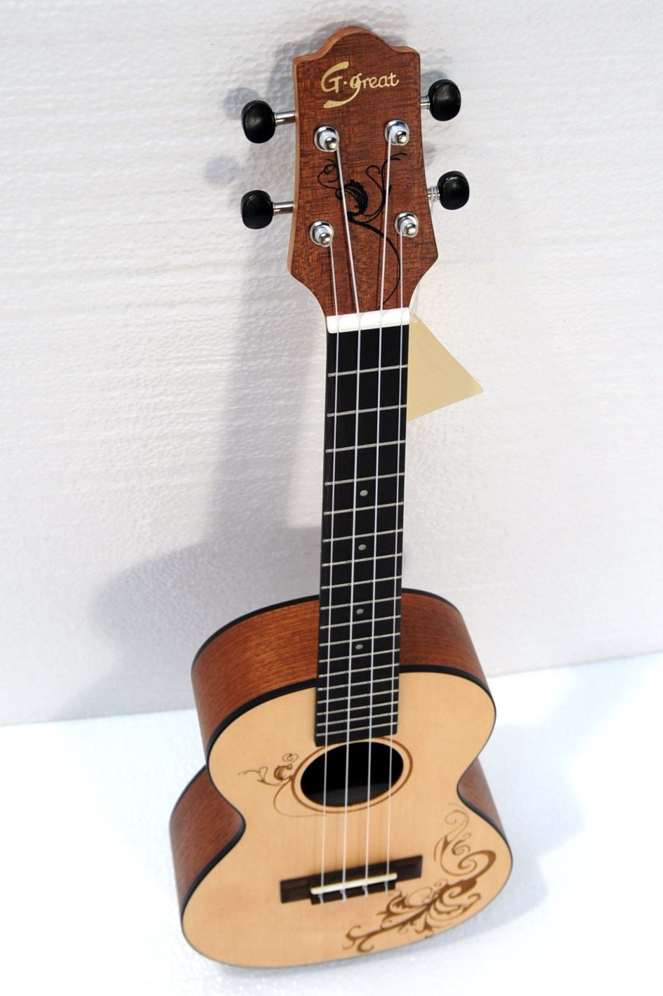 26" Tenor Ukulele, aquila string, Laminated Spruce Top - Image 3