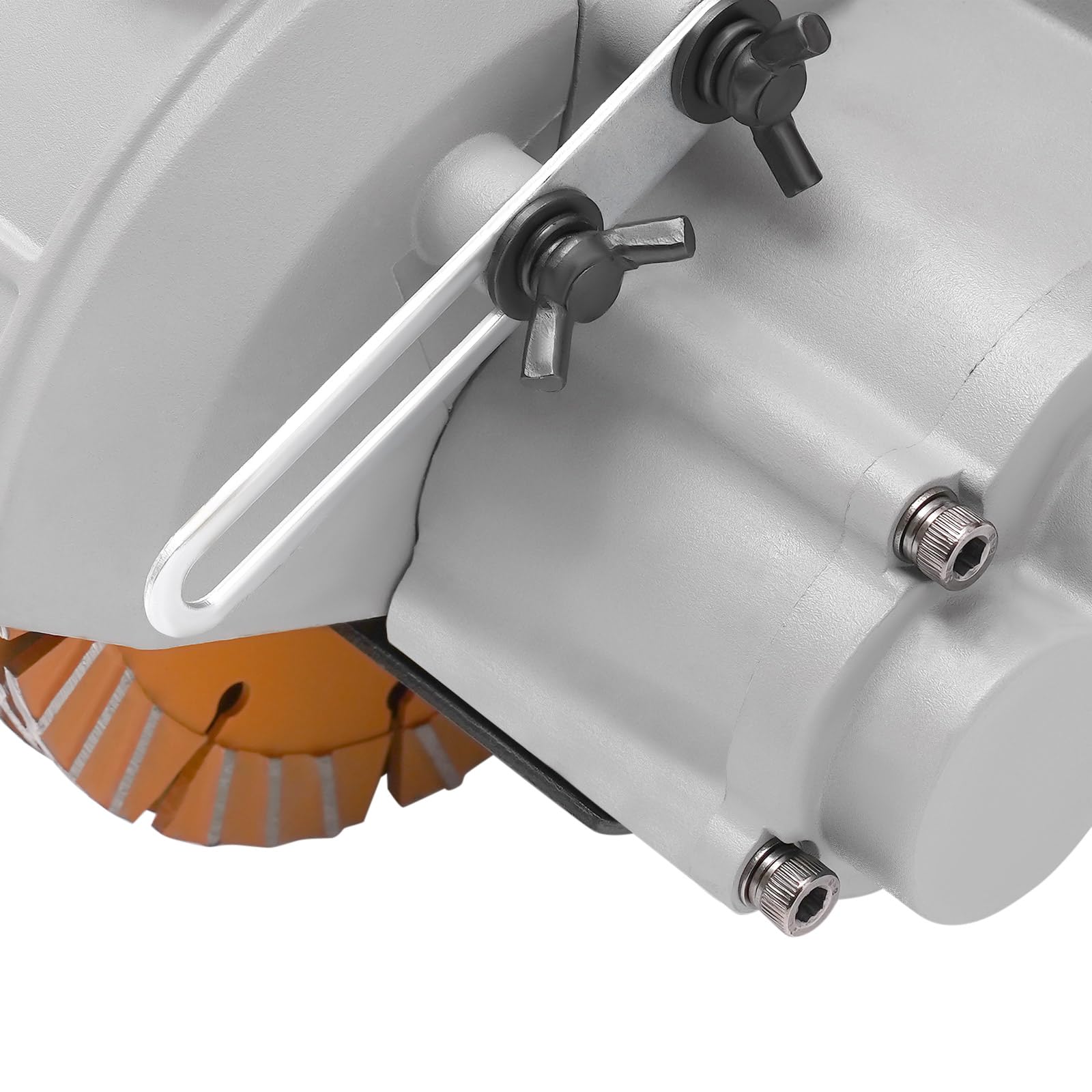 Fresa a scanalatura, 4800 W, 6200 giri/min, con posizionamento laser, fresa da parete, profondità 41 mm, larghezza 42 mm, fresa elettrica con 5 lame e pompa dell'acqua 45 x 17 x 14 cm, 133 mm