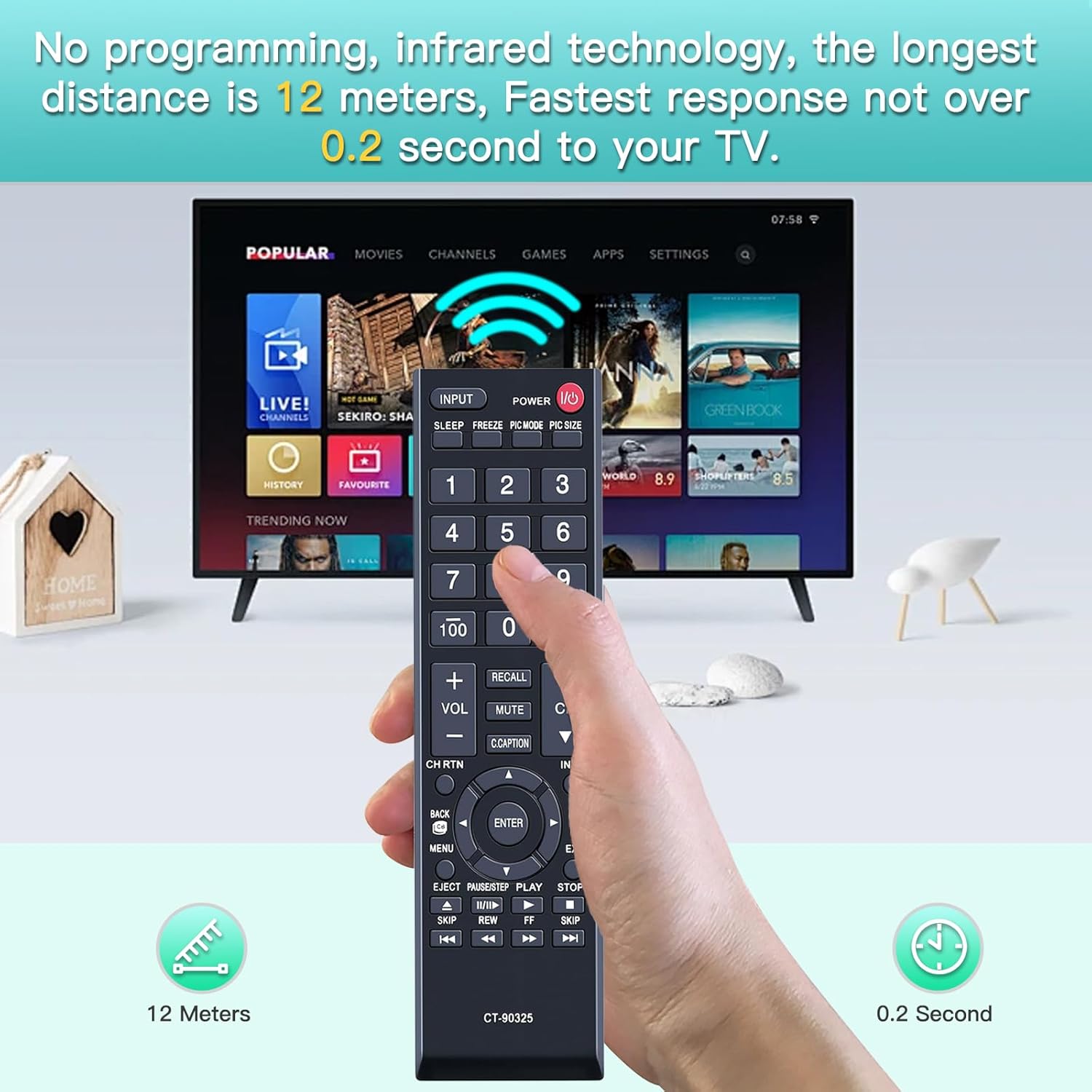 Remote Control Usage and Range