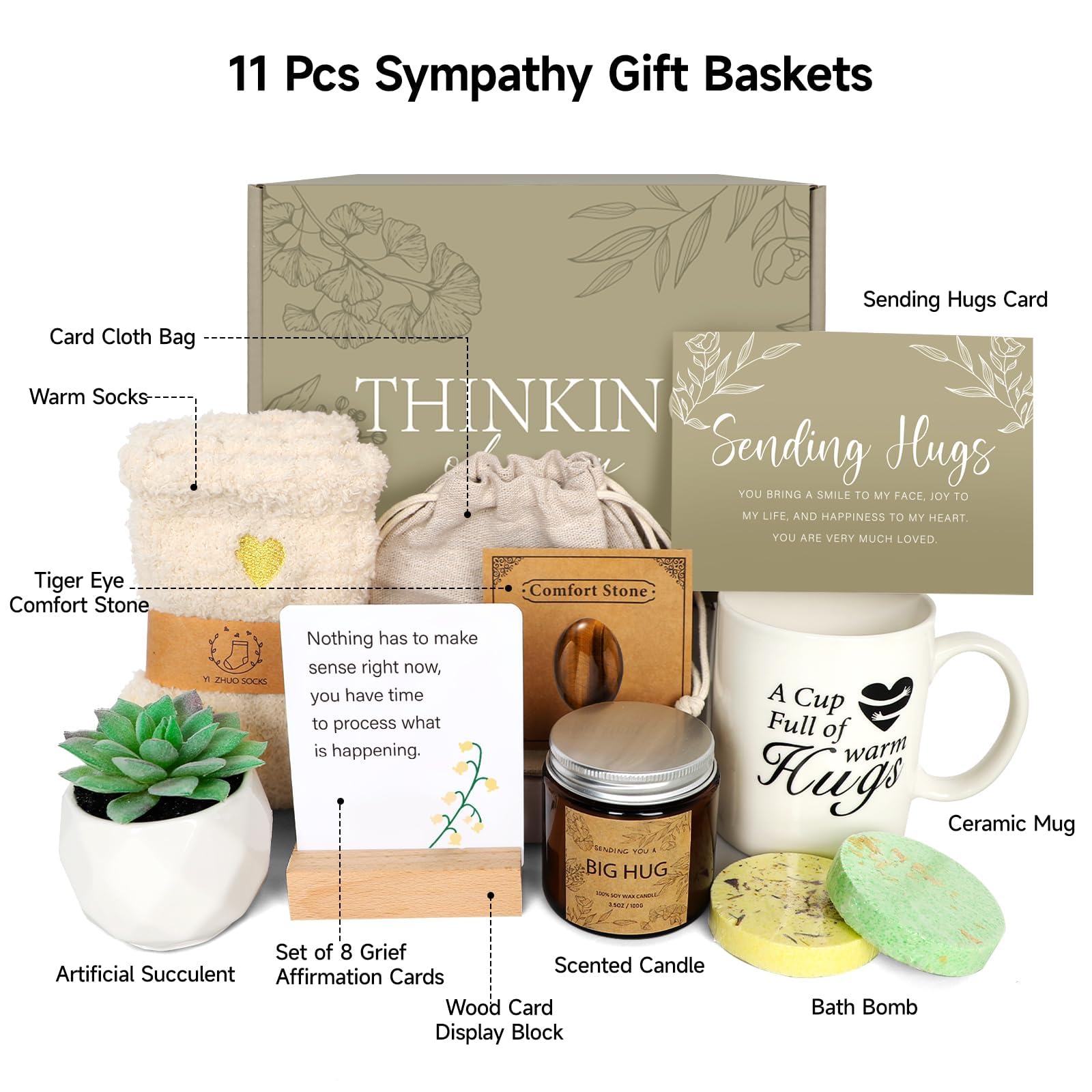 Sympathy Care Packages, Get Well Soon & Feel Better Gifts for Women Sick Friend or After Surgery Recovery - Image 2
