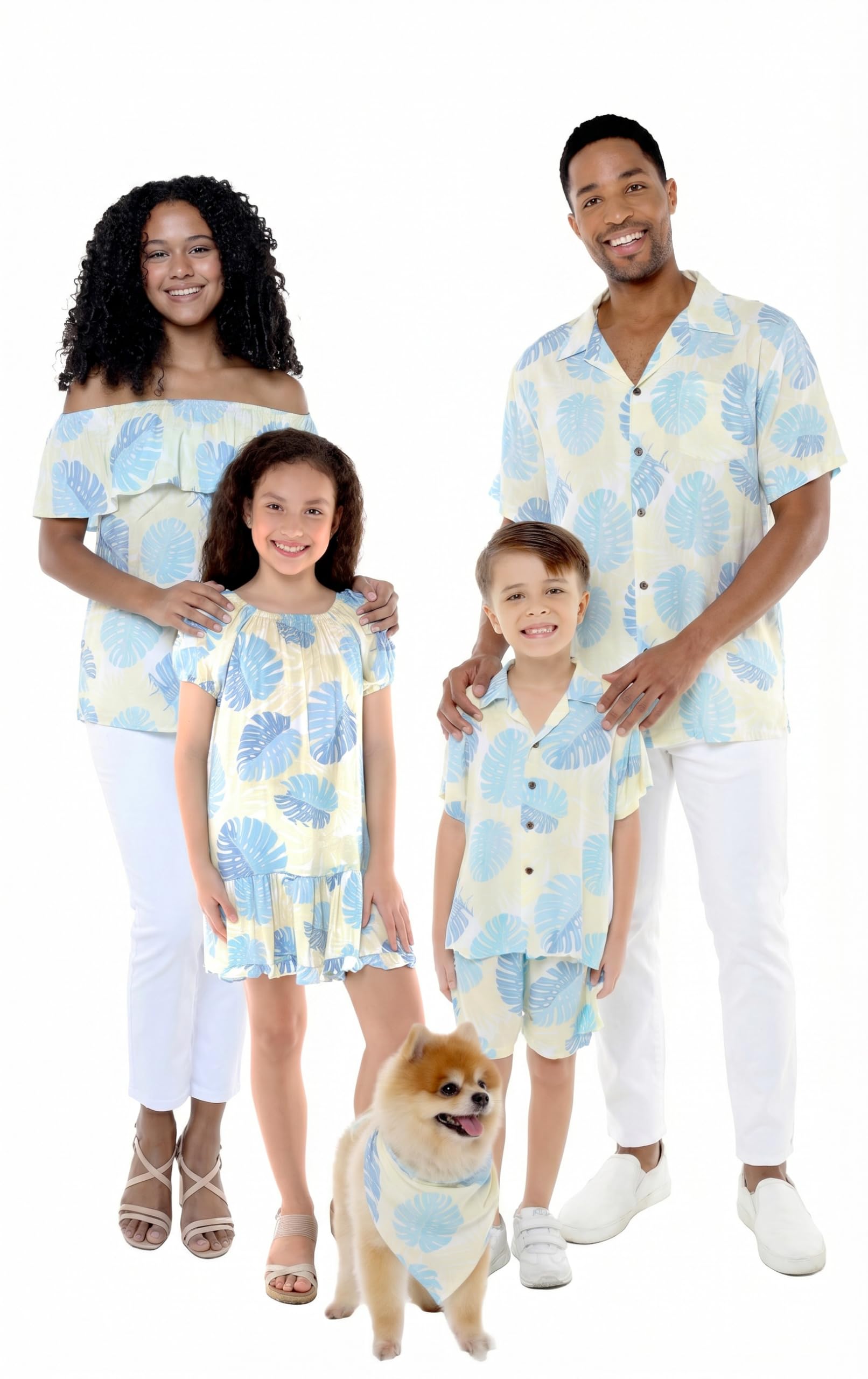 Hawaii Hangover Family Matching Hawaiian Clothes, Pacific Palm Cream