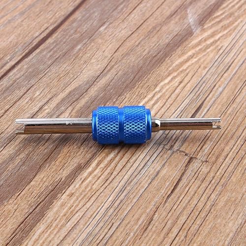 Miniatura 7 de Válvulas de neumáticos Core Wreh, acero doble cabeza válvula herramienta de extracción de núcleo herramientas de reparación de aire acondicionado