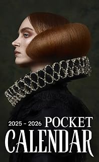 Pocket Calendar 2025-2026: 2 Years Planner for Purse Small Size Monthly January 2025 To December 2026 Small organizer 4 x 6.5 inches | Haute Couture Fashion Design with Inspirational Quotes