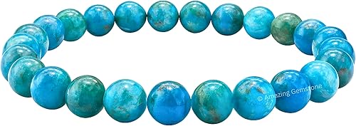 Miniatura 388 de Amazing Gemstone Pulsera de cristal para mujeres y hombres, pulsera de cristal curativo de protección, pulsera elástica con cuentas de piedras