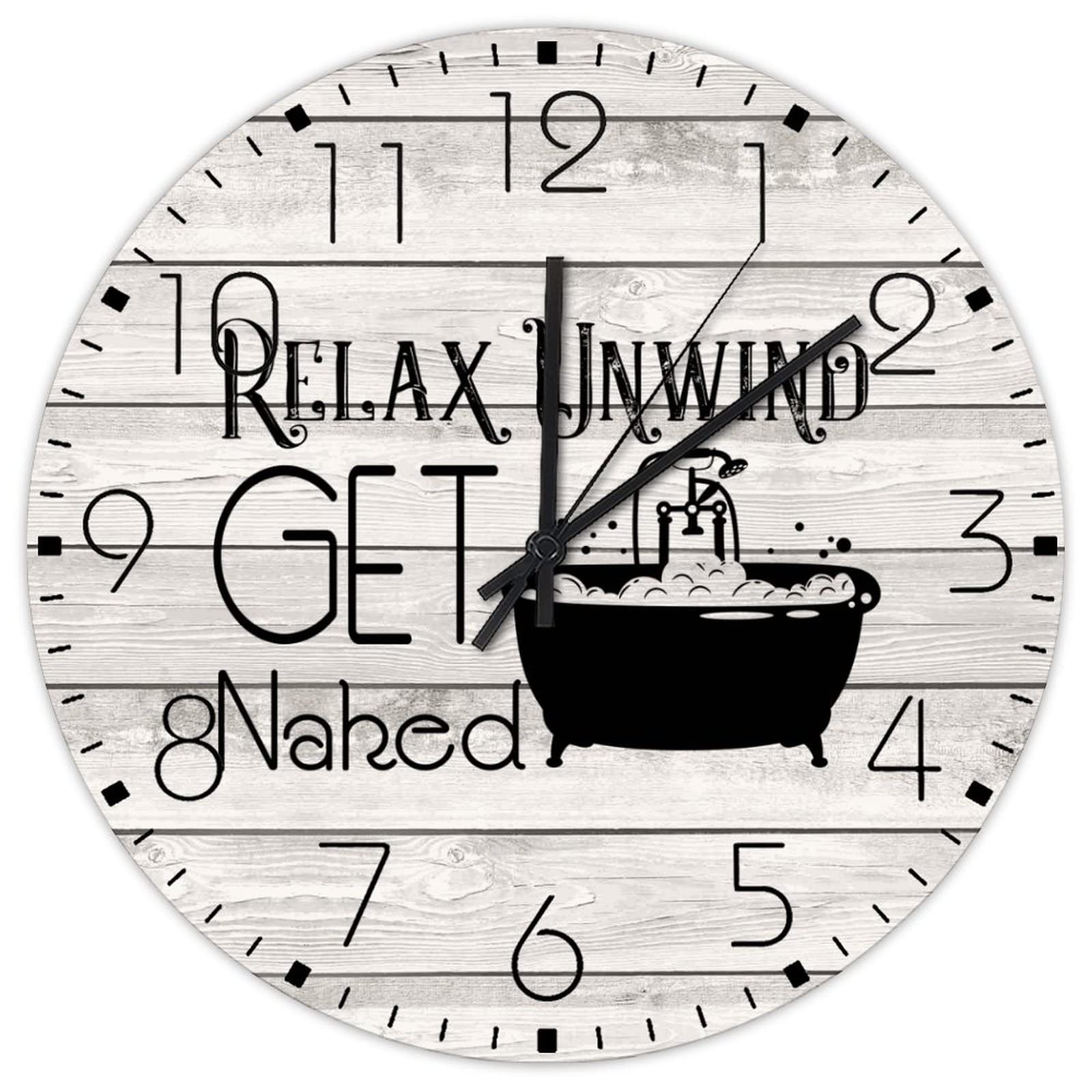 Horloge murale bois anti-bruit pour dormir sans tic-tac chambre