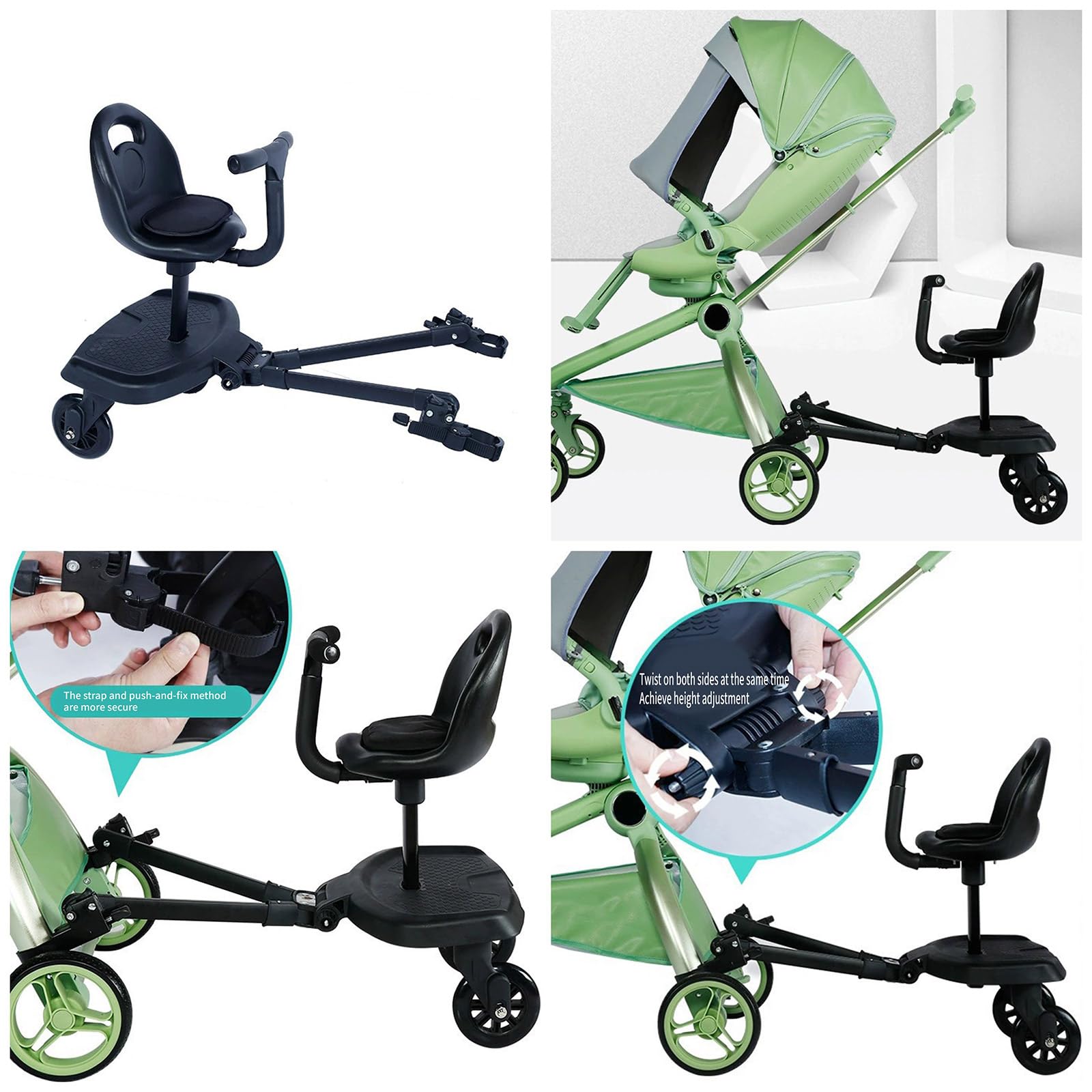 Praktisches Kinderwagen Zubehör Praktische Befestigungs Stehplatte Bietet Ihrem Kind mehr Platz zum mit dem Pedal Adapter