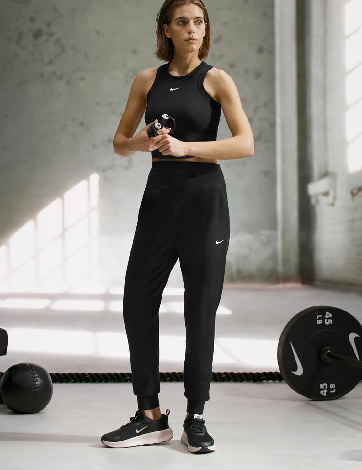 Nike Women's One High-Waisted Full-Length Knit Joggers