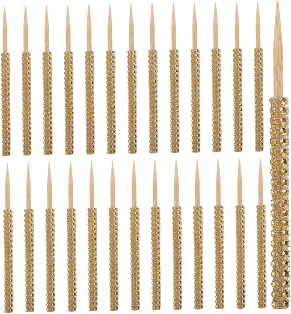 Didiseaon 96pcs Decorative Candy Sticks for Cake and Lollipops Shiny Sticks for Christmas Parties Safe and Lightweight