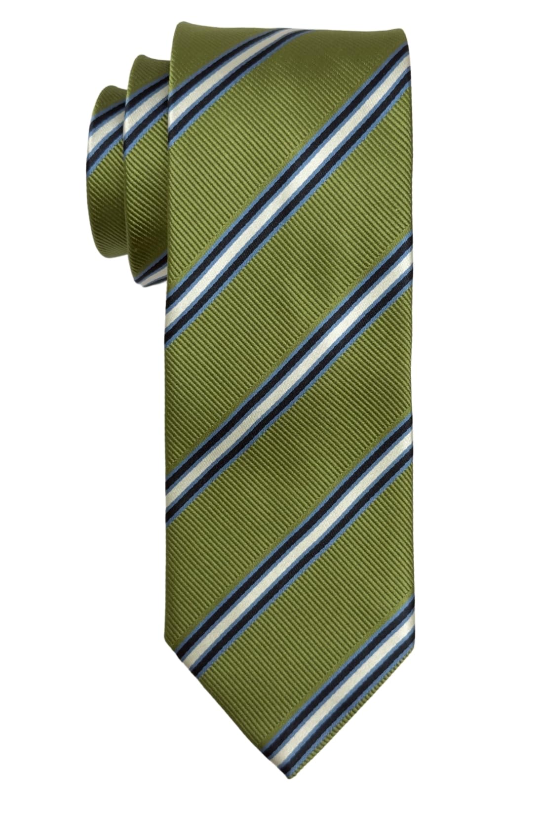 Men's Silk Striped Necktie | Formal Office Tie For Men-image-20