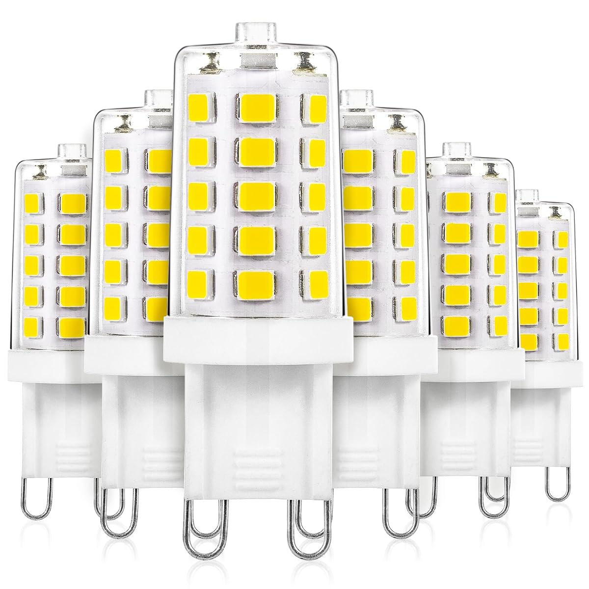 Joutameili 6 Pack G9 LED Bulb 4W Equivalent 40 Watt, No Flicker LED G9 Bulb, T4