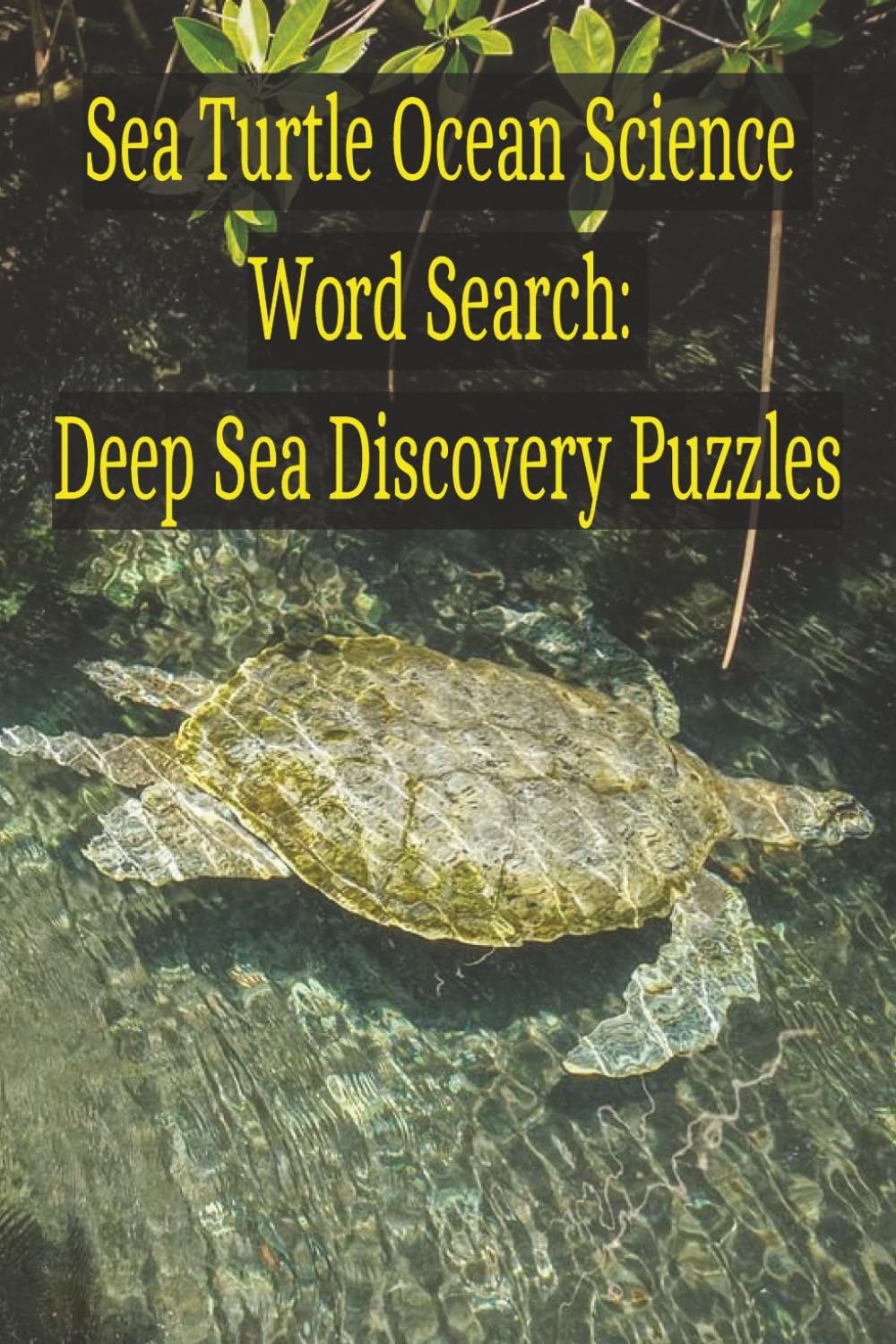 Sea Turtle Ocean Science Word Search: Deep Sea Discovery Puzzles: Relaxing Marine Biology Theme Featuring Sea Life, Underwater Facts & Mindful Word Adventures | 6x9 inches, 60 puzzles, 122 pages
