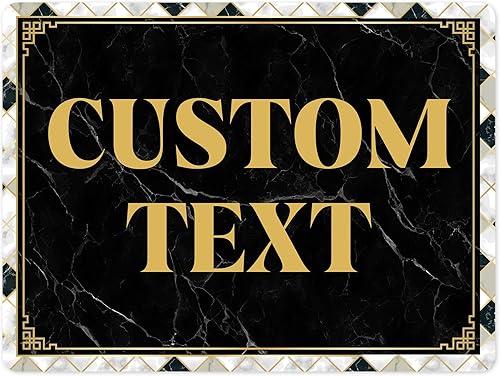 Miniatura 115 de Letrero Personalizado, Letrero de Calle Personalizado, 11 Colores de Fuente, 13 Estilos de Fuente, 4 Opciones de Agujeros, 22 Tamaños, 6x24 Madera