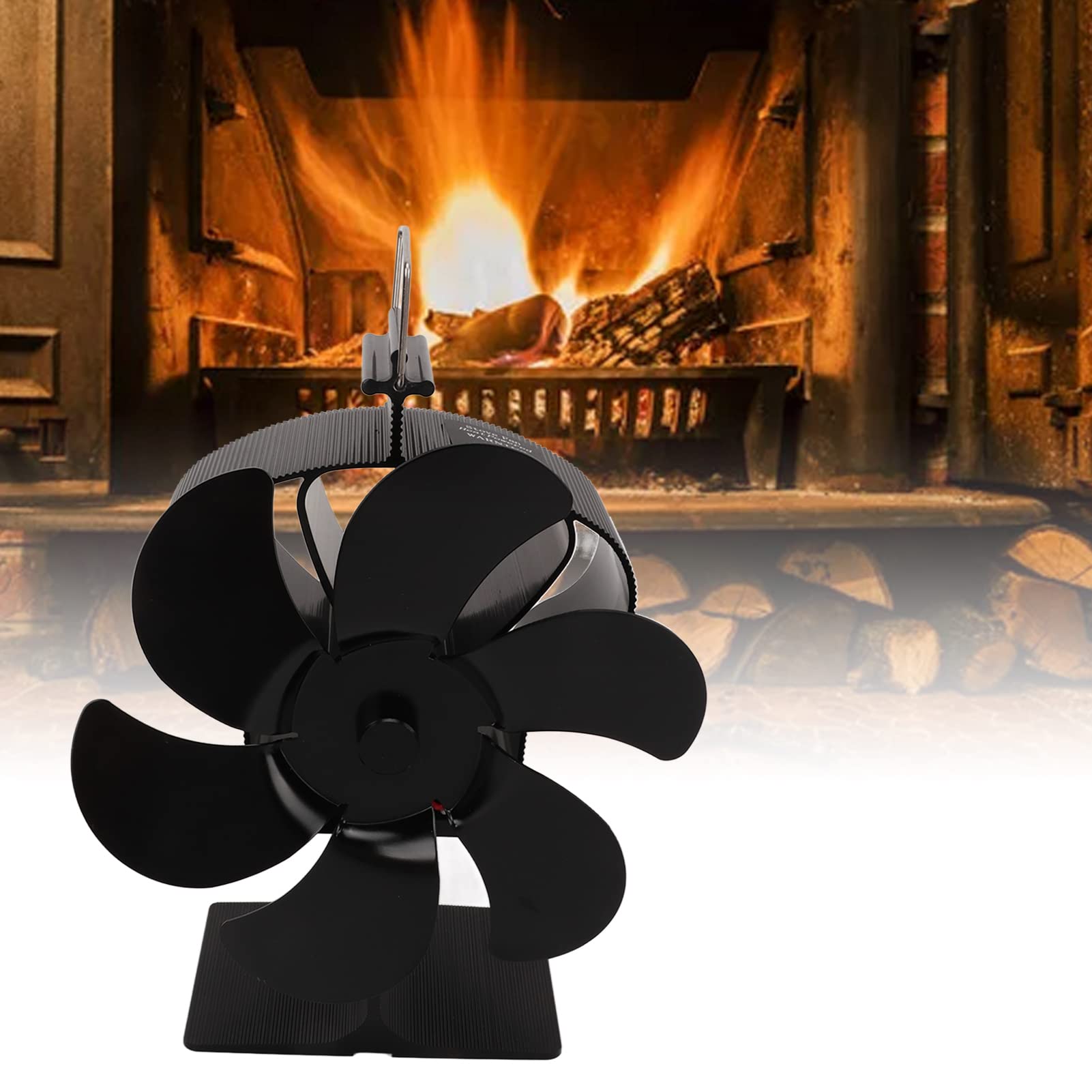 Ventilatore per Caminetto Alimentato a Calore a 6 Pale Efficiente