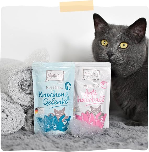 MjAMjAM - Premium wet food for cats - Wellness - Skin & Fur - Chicken, 12 pack (12 x 125g), grain-free