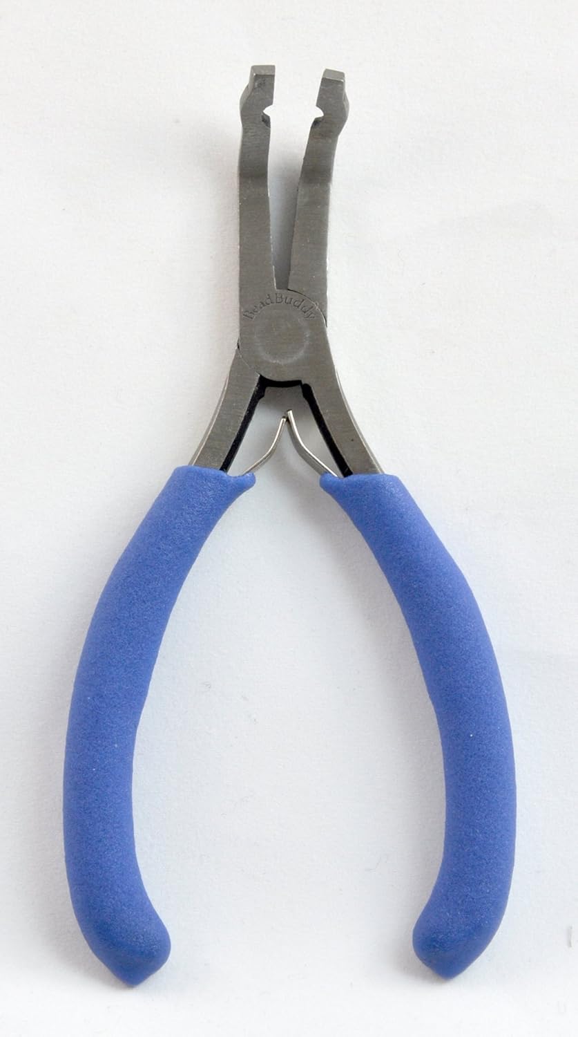 Bead Buddy Jewelry Crimping Pliers - Professional Crimp Cover Closer Tool for Jewelry Making and Beading Projects