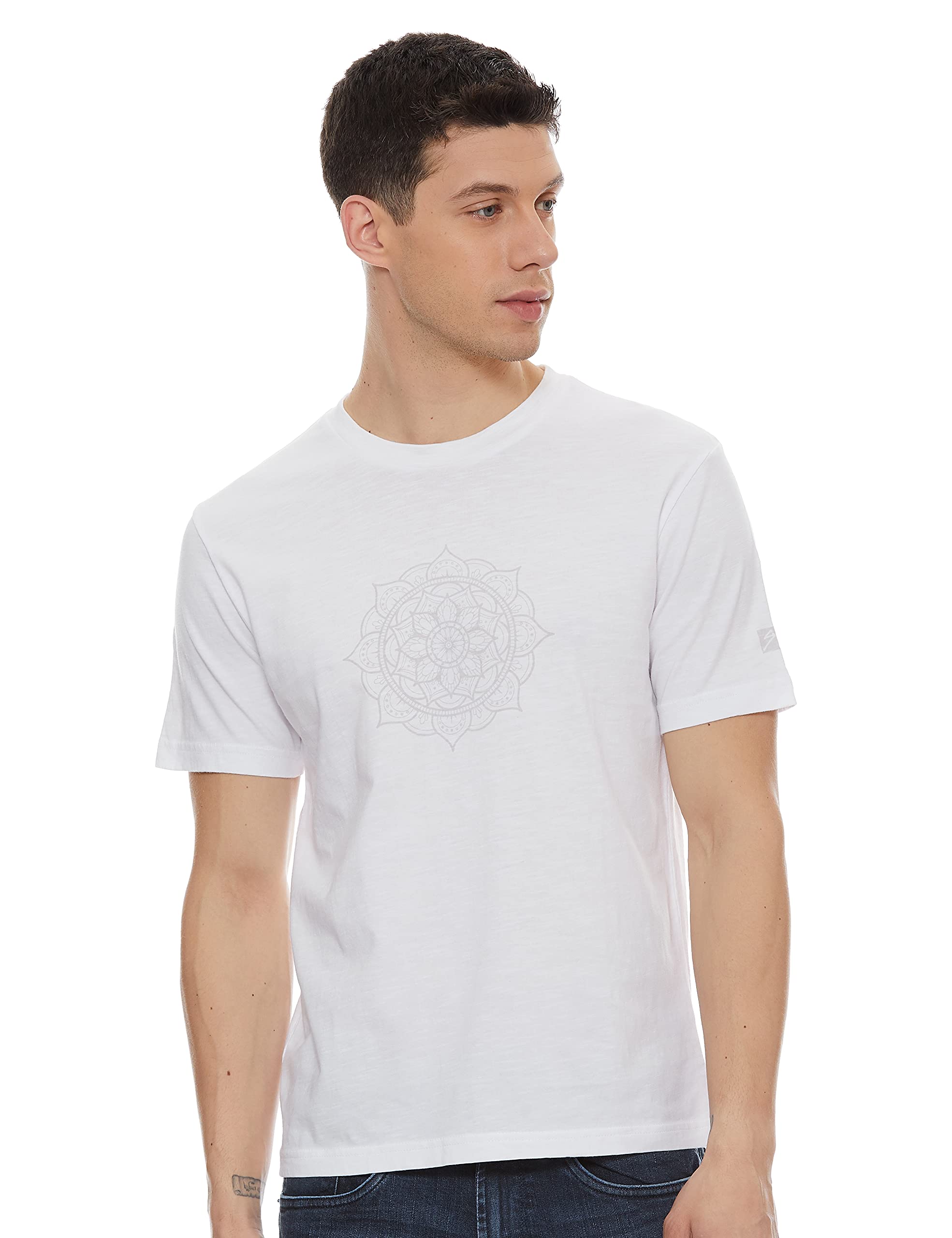 SGT-Shirt MEN SG RN MTESSY101 WHITE M