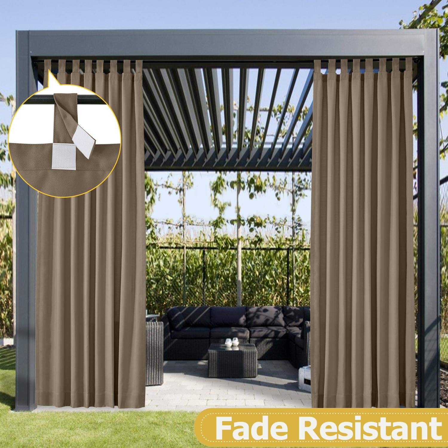 Olefin Outdoor Curtains Curtains & Drapes