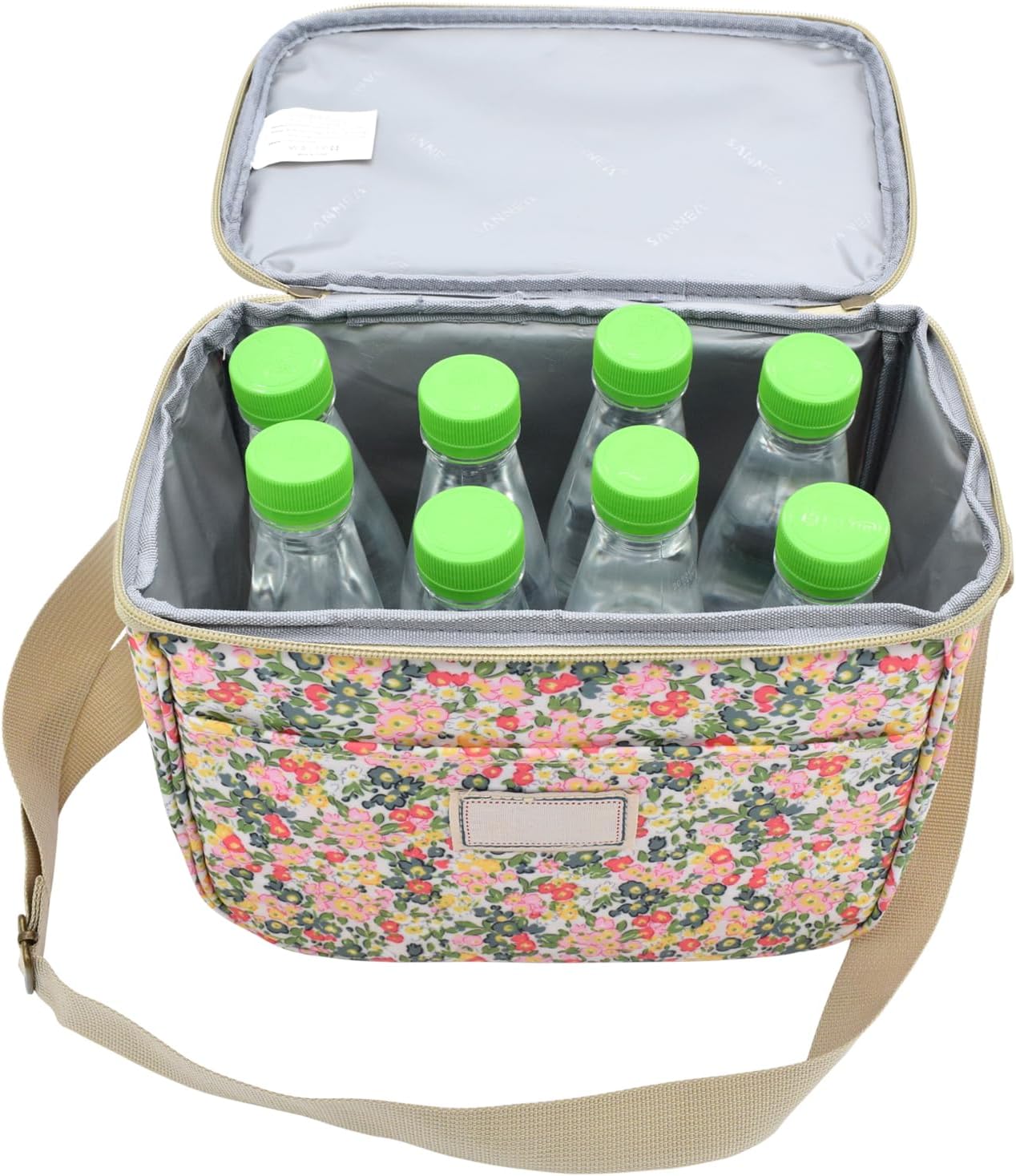 Nanxson Reusable Lunch Tote Bags Insulated Leakproof Lunch Box Cooler Cooling for Adult Men Women for Work/Travel/Picnic/Office (7.5L,B-Beige)