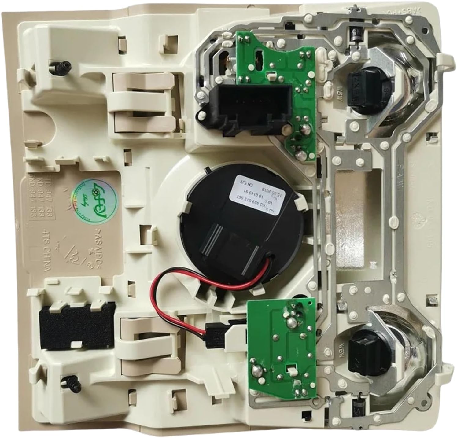 1 Pcs Automotive Overhead Consoles, Compatible with Jetta Sagitar MAGOTAN Golf6 MK6 MK5 Passat B6, Overhead Console Dome(Gray 2)