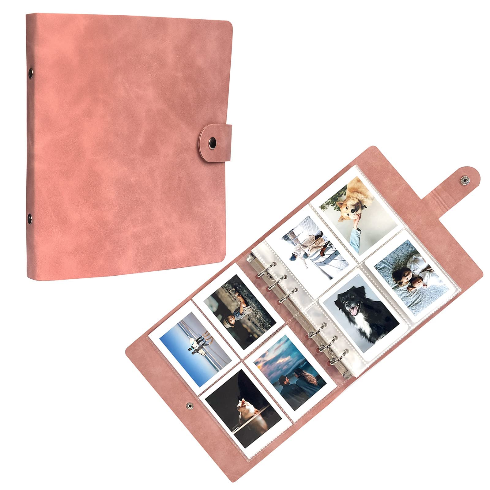 TERRIFI Photo Albums 200 Pockets Premium Leather Fujifilm Instax