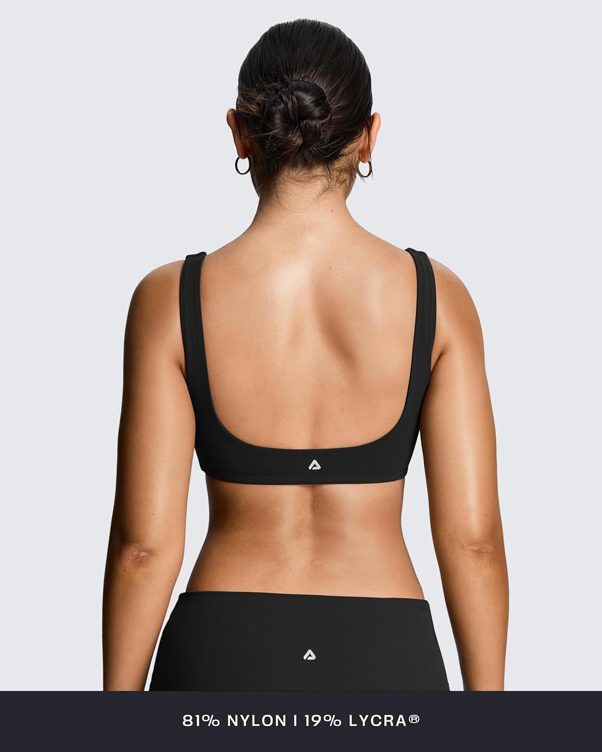 Aoxjox Women's Workout Sports Bras Fitness Training Gym Athlenza Twist Low Impact Bra Lumastretch™ Yoga Crop Tank - Image 6