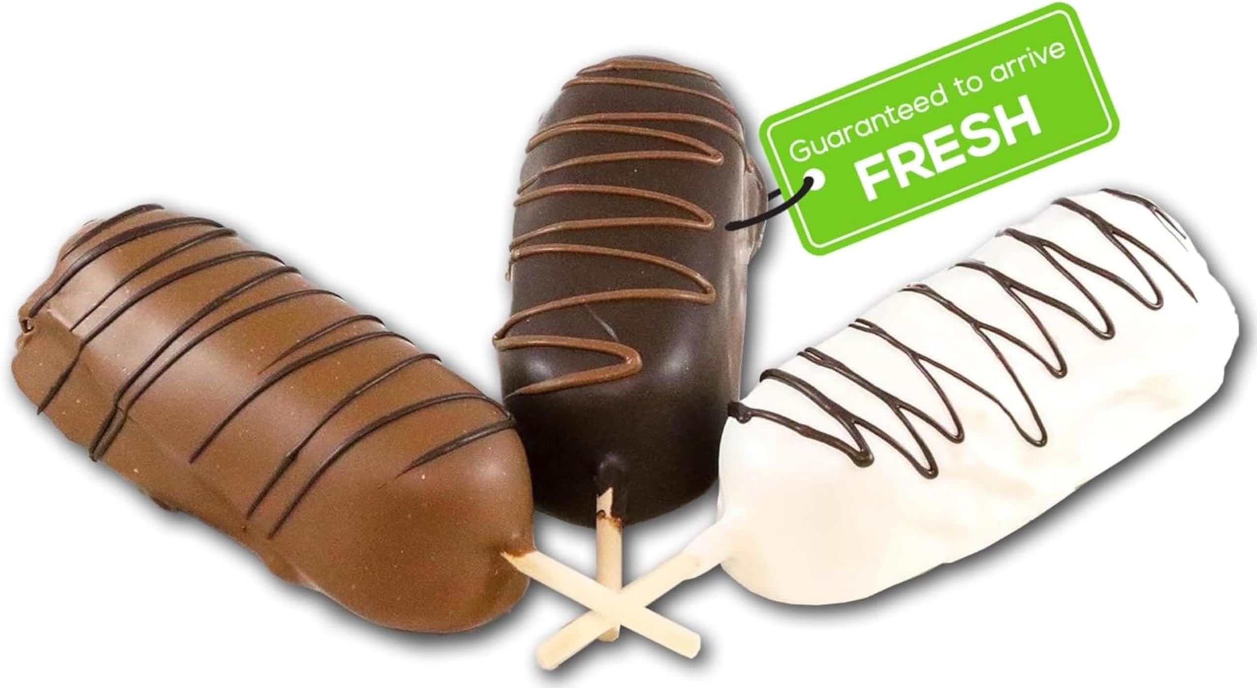 - Chocolate Dipped Twinkies - Twinkies Dipped in Decadent Milk, Dark, & White Chocolate | Gourmet Candy Treat | Delicious Gift | Handmade in Small Batches | Guaranteed to Arrive Fresh