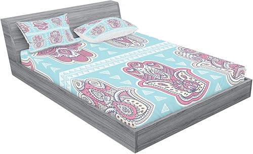 Miniatura 5 de Ambesonne Juego de sábanas y fundas de almohada multicolor