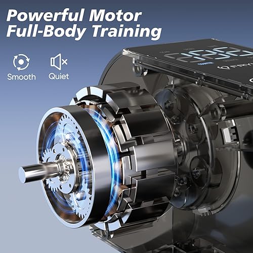 Miniatura 2 de Under Desk Elliptical Machine for Senior Mini Elliptical Leg Exerciser with Remote Quiet Portable Electric Seated Foot Pedal Exerciser for Home