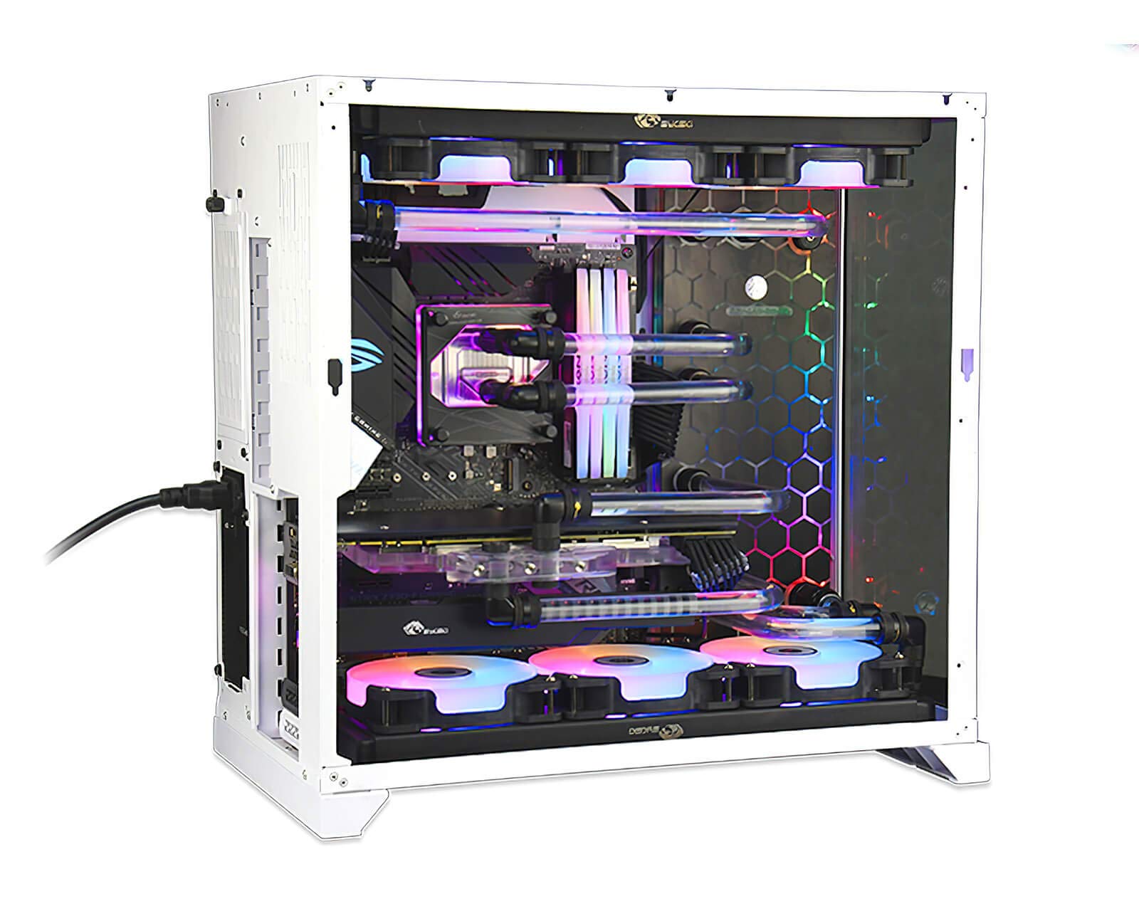 Amazon.com: Bykski Distro Plate for Lian Li PC-O11 w/Double 360