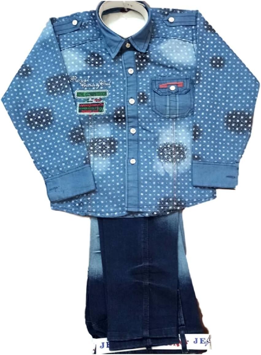 Krishna CollectionBoy's Cotton Shirt