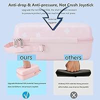 Vista 3 de Flyekist Switch Case Newest Upgrade Compatible with Nintendo Switch - Deluxe Hard Shell Travel Carrying Case, Pouch Case for Nintendo Switch