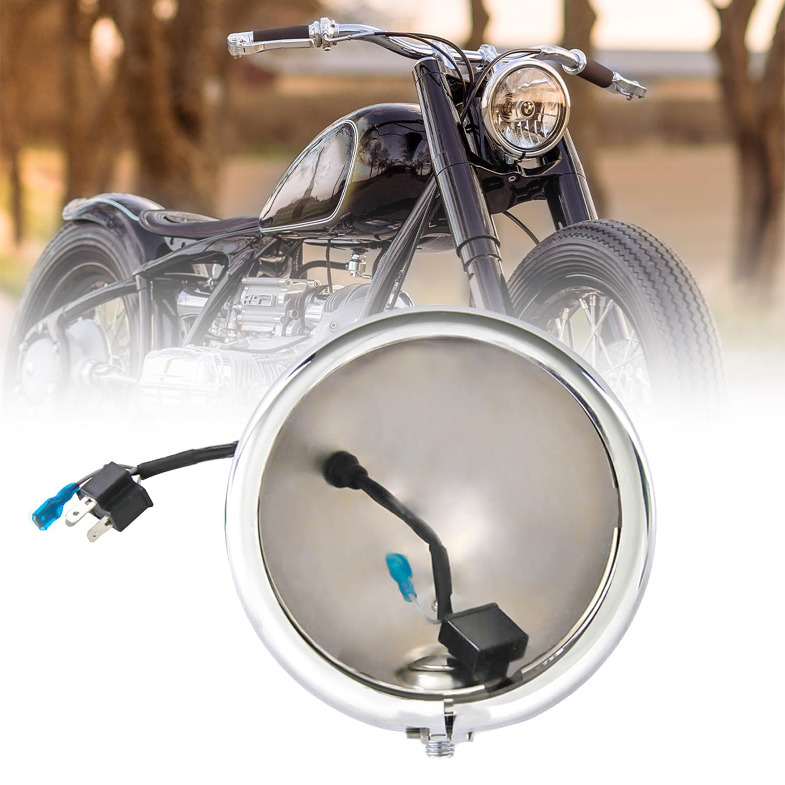 Harley-Davidson 5-3/4インチ ヘッドライトケース Amazon.com: 5 3/4 5.75 Inch Led Headlight Housing Bucket